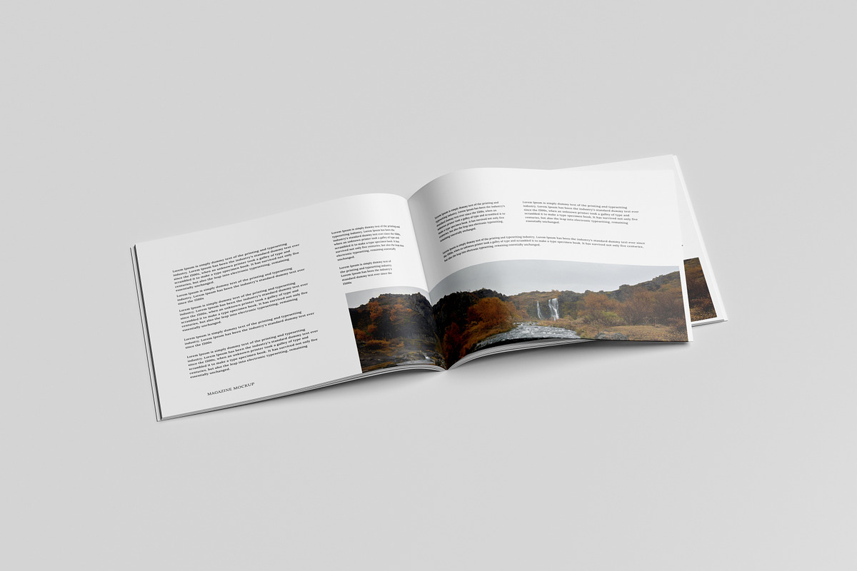 A4 Landscape Magazine Mockup, a Magazine Template by Graphic_world89 (Photo 10 of 11)