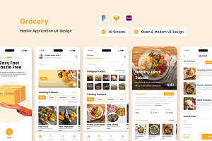 Sunny Marts - Grocery Mobile App, an App Template by twinstd