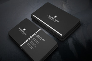Black & Silver Business Card