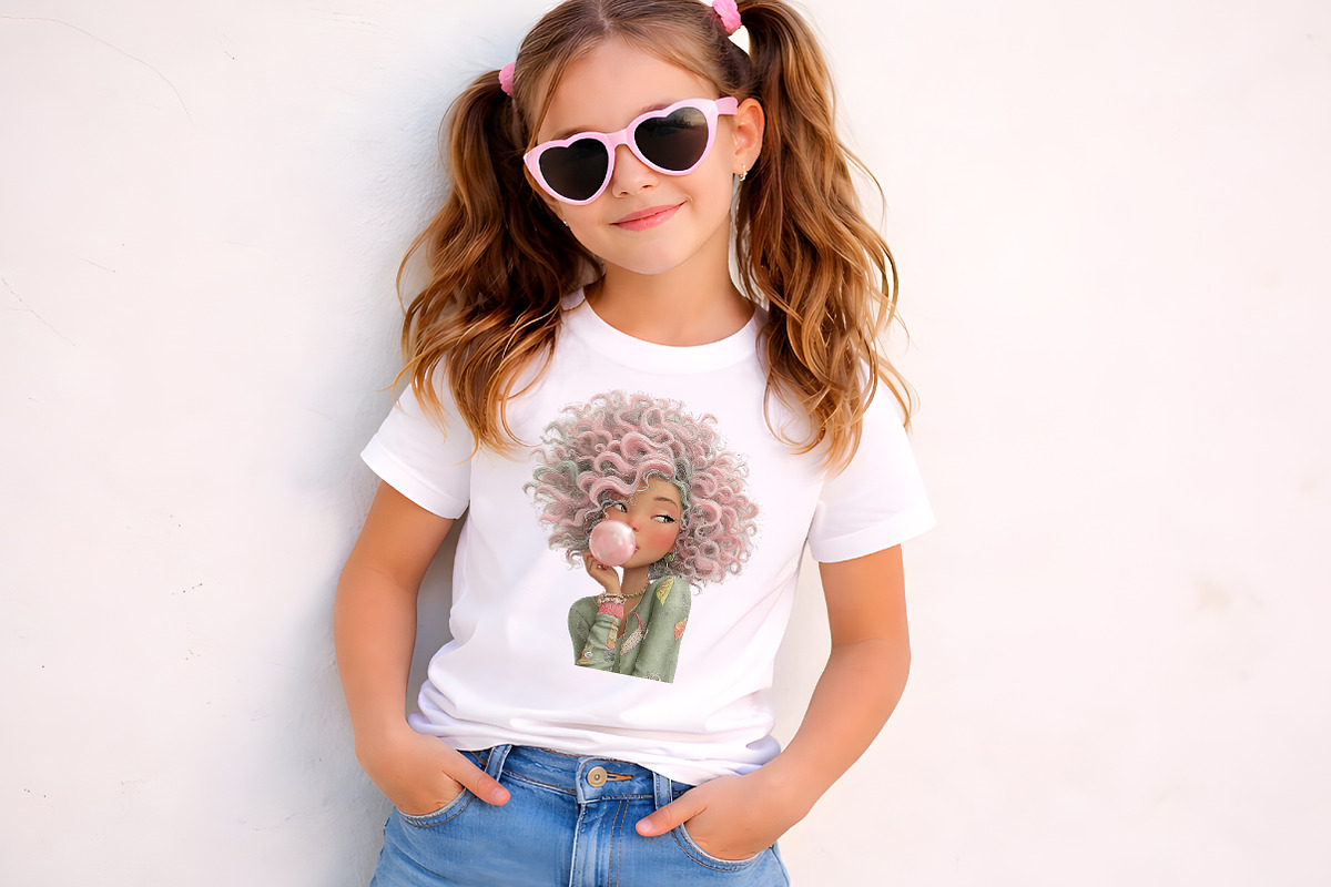 Pastel Summer Girl Clipart Bundle, an Illustration by Digital Artistic99 (Photo 6 of 10)