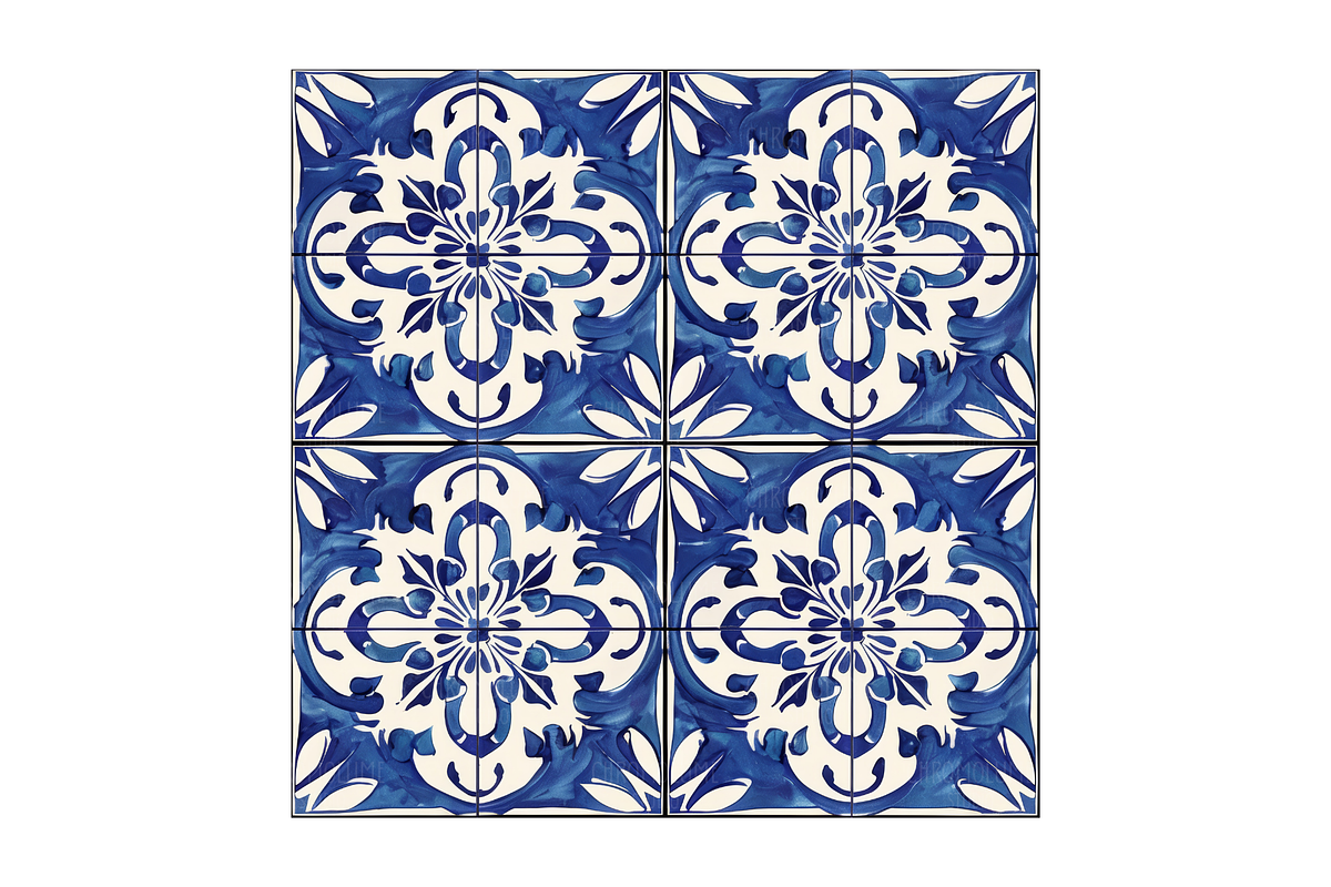 Sicilian Majolica Tile Patterns, a Pattern Graphic by Chromolume Studio (Photo 13 of 28)