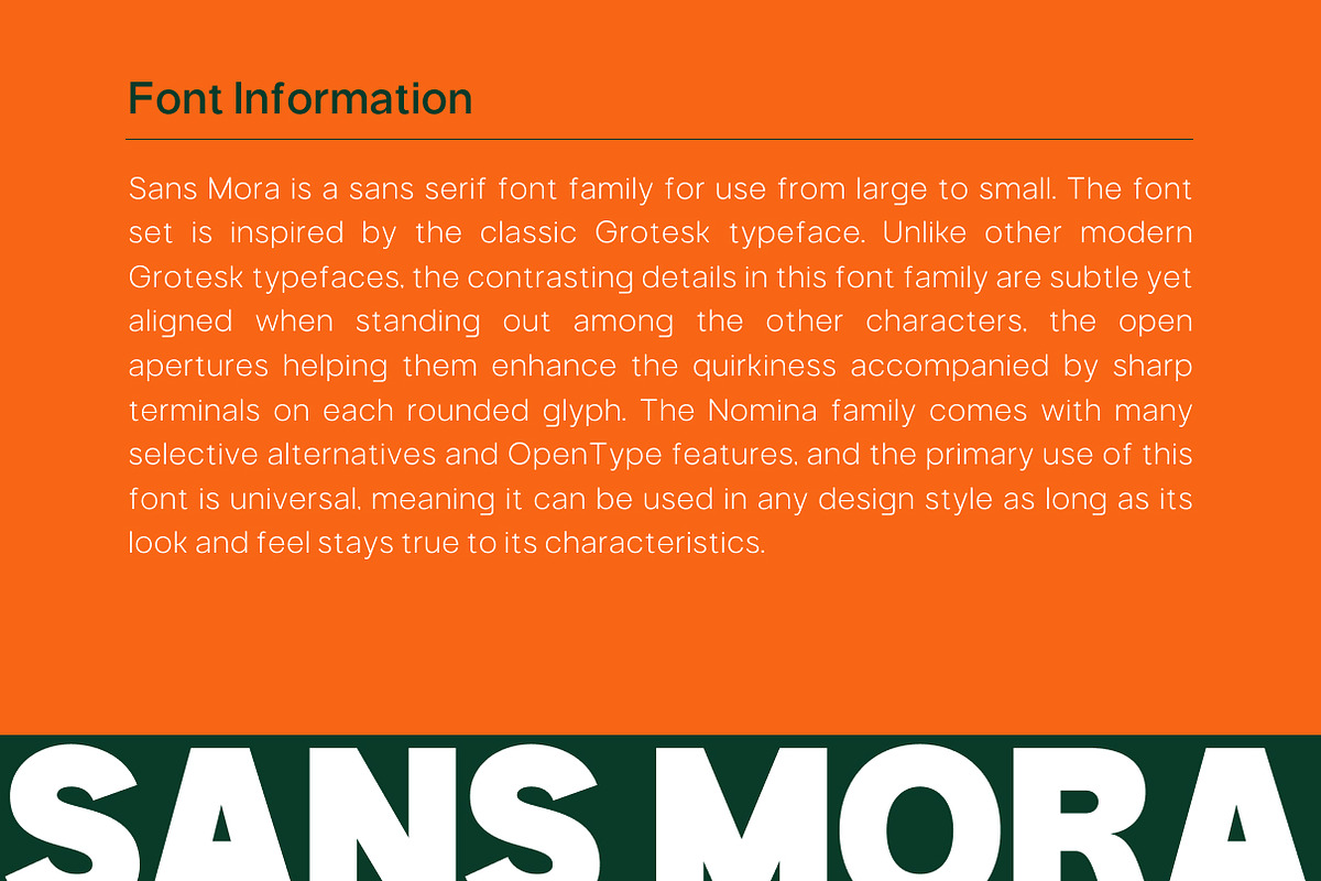 Sans Mora, a Sans Serif Font by Portion.Labs (Photo 2 of 14)