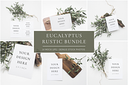 Eucalyptus Rustic Mockup Bundle, a Print Template by Imperium Nordique (Thumbnail 1 of 5)