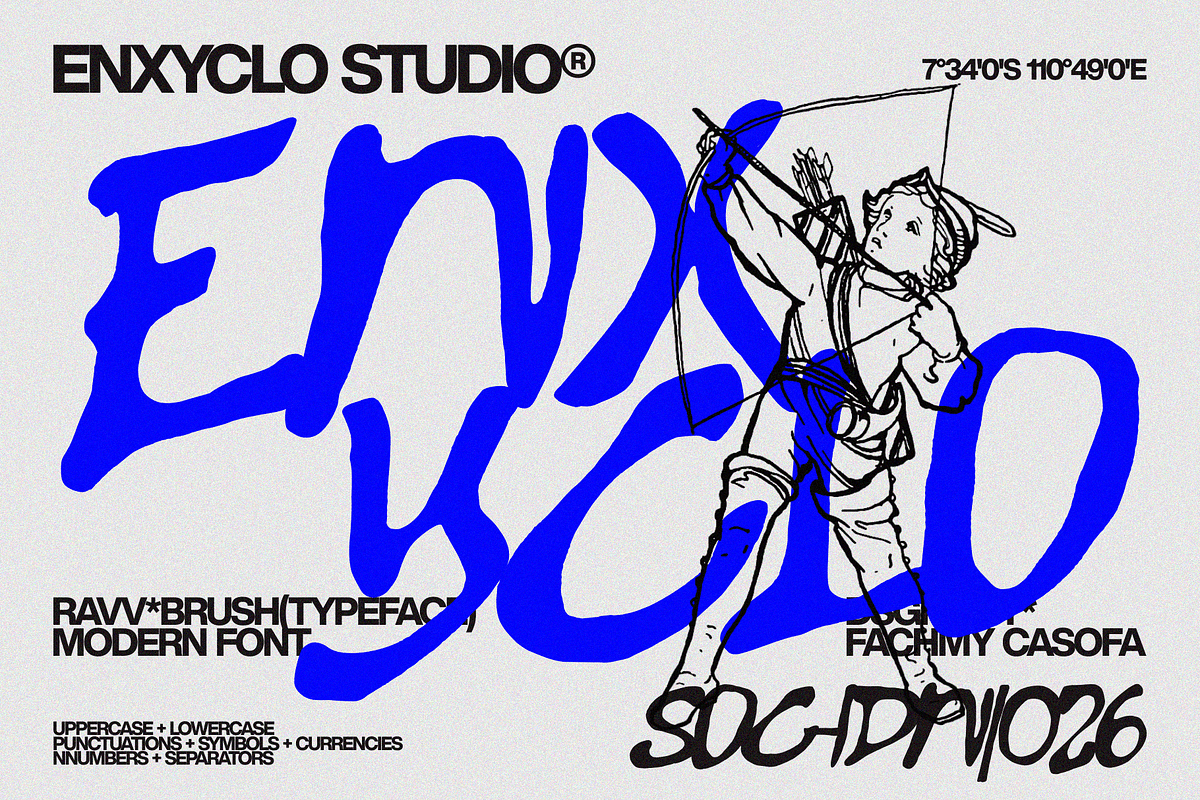 GOWAK — Raw Font, a Handwritten Font by Enxyclo Studio (Photo 14 of 14)