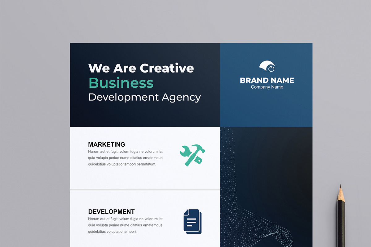 Corporate Flyer Design Layout preview 2