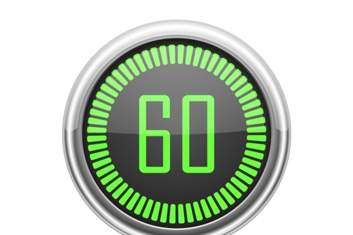 Digital Countdown Timer, a Graphic by Microvector