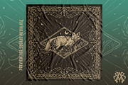 Vintage Red Fox Pattern Bandana, a Pattern Graphic by Krizvector Artwork Shop (Thumbnail 2 of 3)