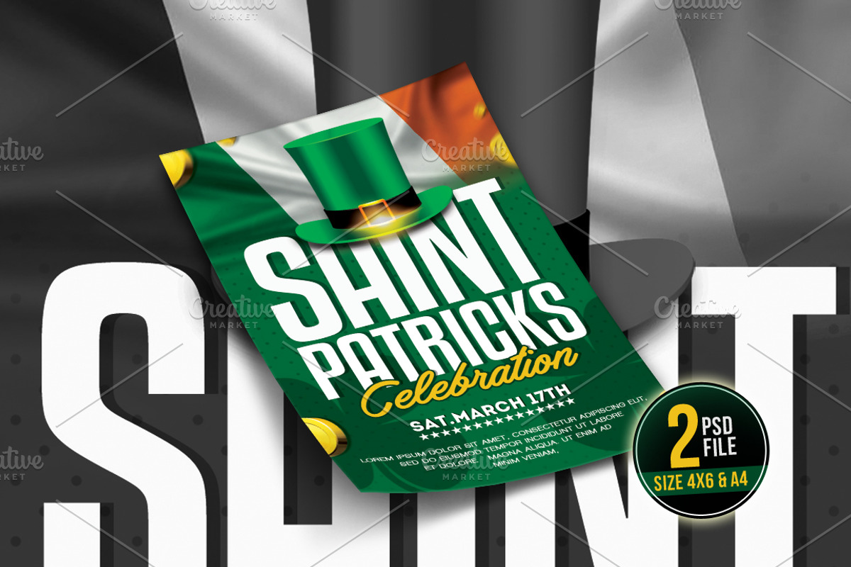 Saint Patrick's Day Flyer, a Flyer Template by AyumaDesign (Photo 3 of 4)