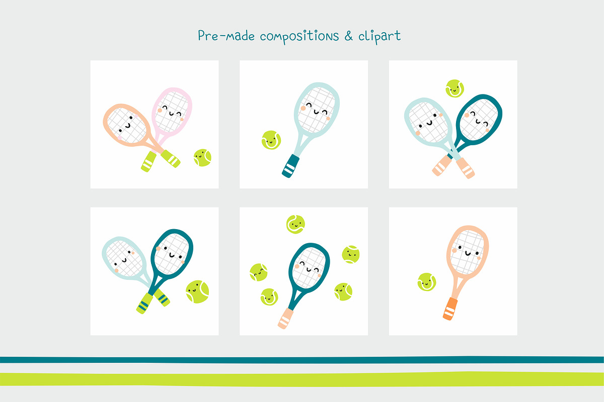 Tennis, a Pattern Graphic by SurfaceStories (Photo 7 of 8)