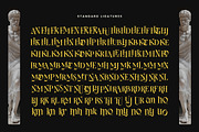 Sunsurya Blackletter Typeface, a Blackletter Font by alit design (Thumbnail 16 of 19)