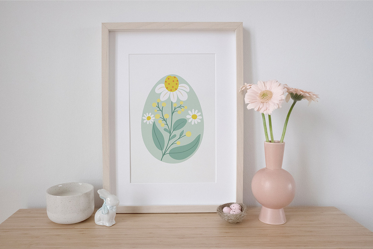 Folk Spring – Easter Bunny Clipart, a Decorative Illustration by Jenny Quince (Photo 11 of 14)