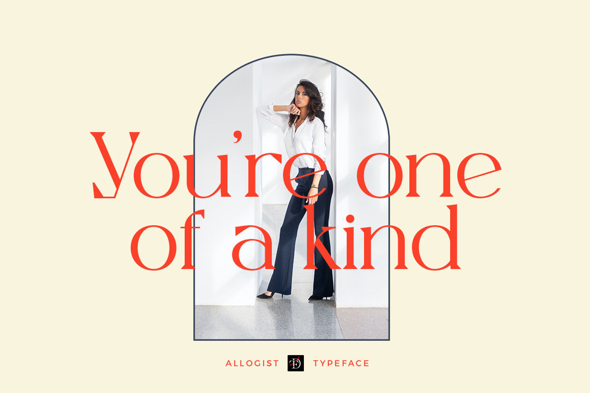 Allogist - Modern Typeface, a Serif Font by Dora Typefoundry (Photo 4 of 15)