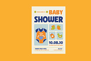 Cute Baby Shower Invitation, an Invitation Template by Neermana (Thumbnail 3 of 4)