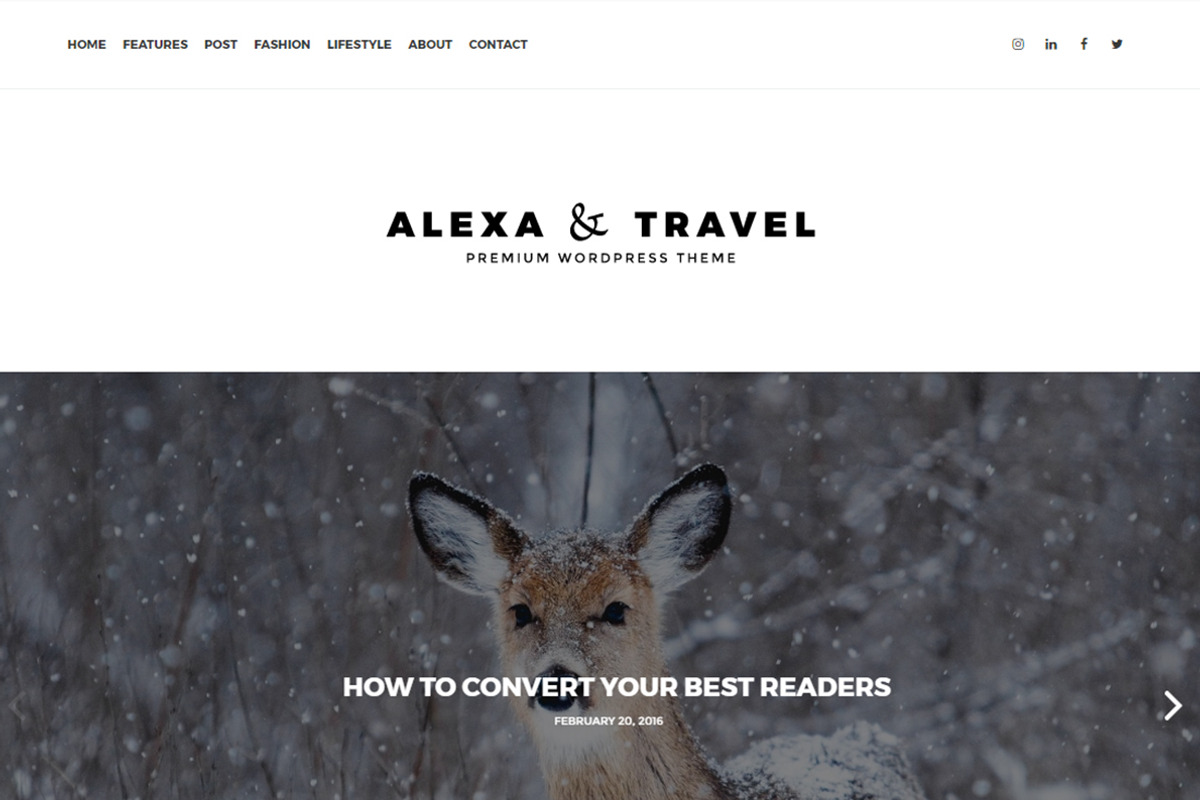 Alexa - Premium WordPress Blog Theme, a WordPress Template by ThemeBone (Photo 2 of 3)