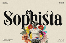 Sophista - Ligature Serif Font