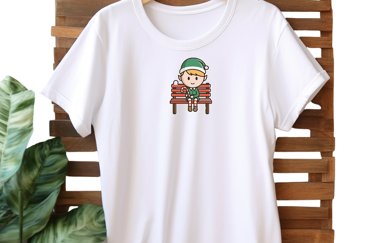 Doodle Christmas Elf Clipart Bundle, a Seasonal Illustration by LA Design (Photo 8 of 10)