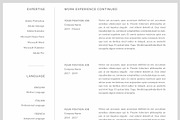 Resume Template / CV, a Resume Template by Peunayah (Thumbnail 6 of 8)