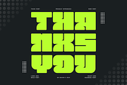 Sunyprog Bold Heavy & Logotype Font, a Sans Serif Font by QR Design Studio (Thumbnail 8 of 8)