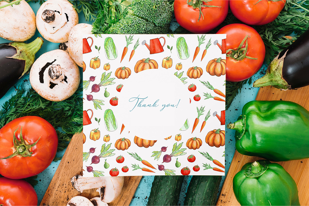 Clipart Farmer's Life, a Food Illustration by Anastasia Timosch (Photo 8 of 8)