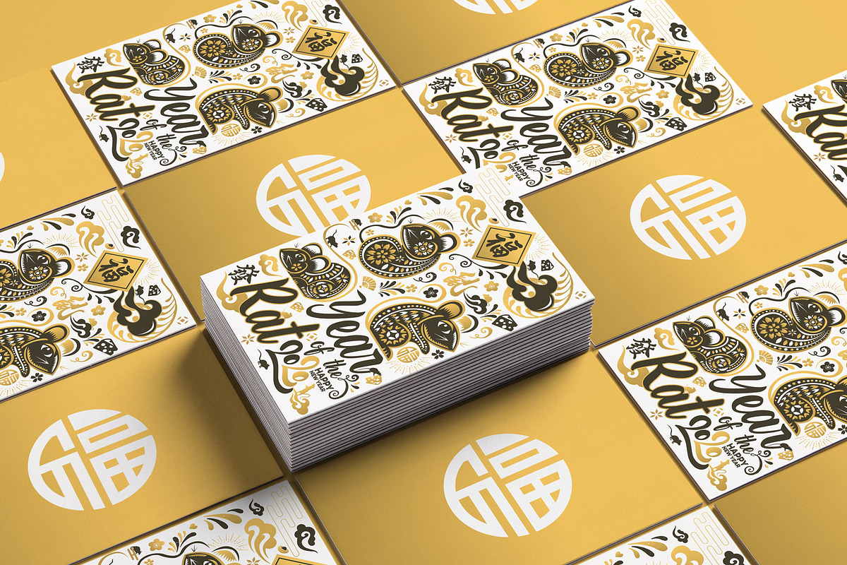 Chinese new year 2020 year of RAT, an Illustration by www.lemongraphic.design (Photo 3 of 5)