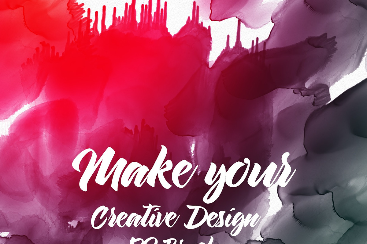 35 Hi-Res Water color PS Brush Set 6 preview 7