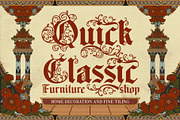 Old Master Typeface, a Blackletter Font by alit design (Thumbnail 12 of 17)