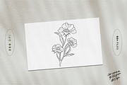 Line-Art Botanicals Pack, an Illustration by Drawn By Arianna (Thumbnail 5 of 5)