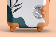 Travel Suitcase Trolley Bag Mockups, a Packaging Mockup by Illusiongraphic (Thumbnail 13 of 15)