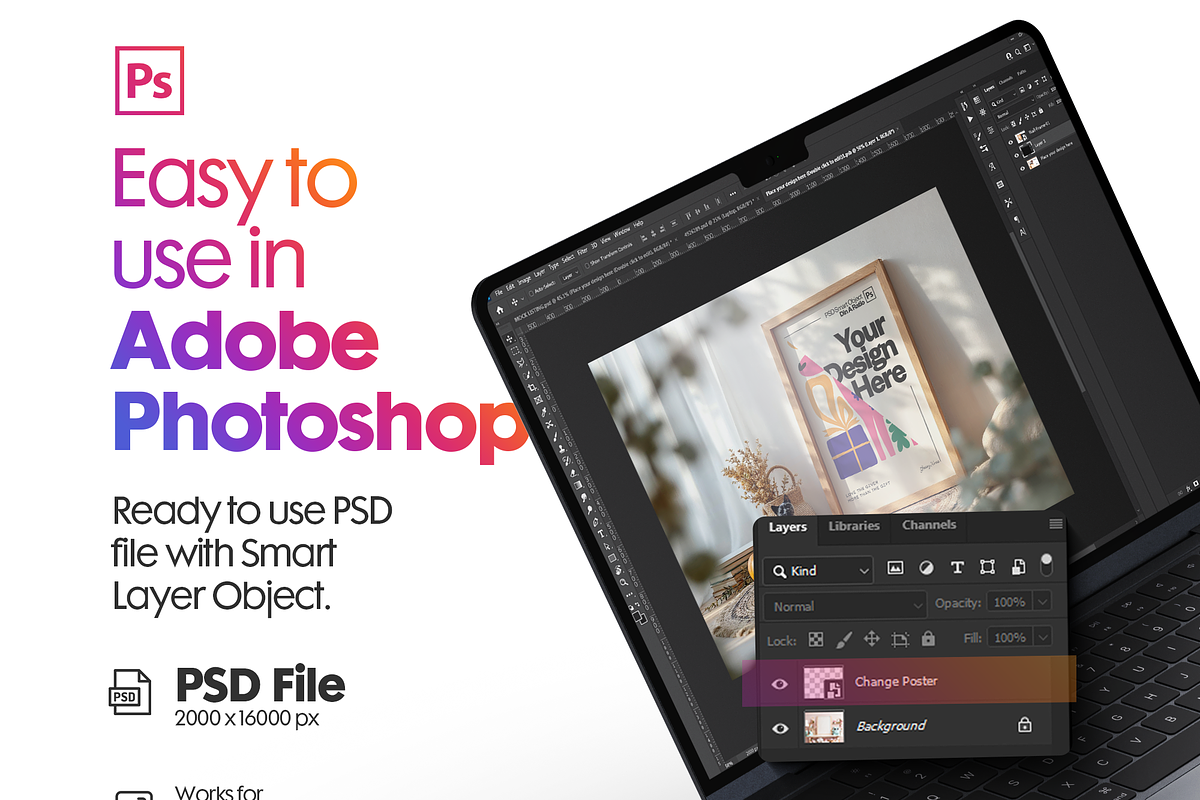 100 Halloween Frame Mockup Bundle, a Merchandise Mockup by MockupShopi (Photo 2 of 9)