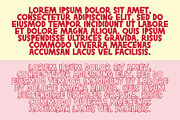 Big Kids | AllCaps Outline Ugly Font, a Sans Serif Font by Airotype (Thumbnail 9 of 12)
