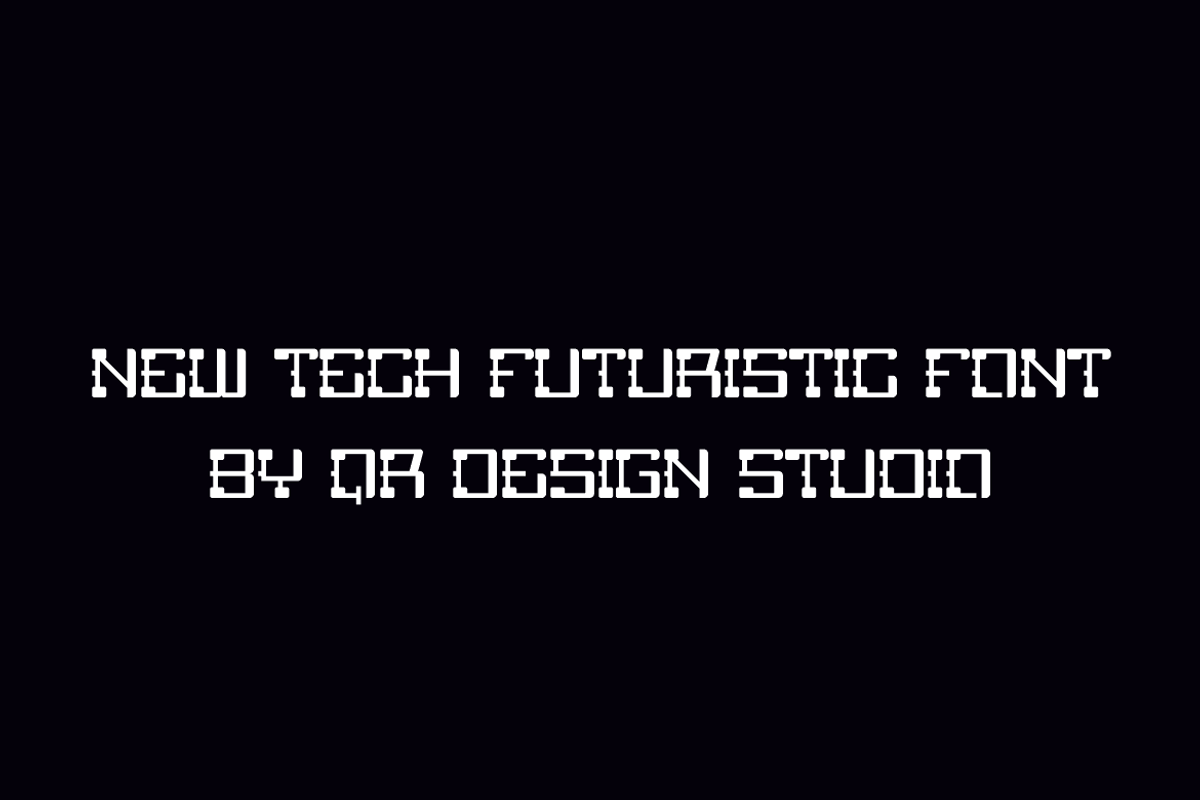Clasico Space - Cyber & Tech Font, a Serif Font by QR Design Studio (Photo 3 of 6)