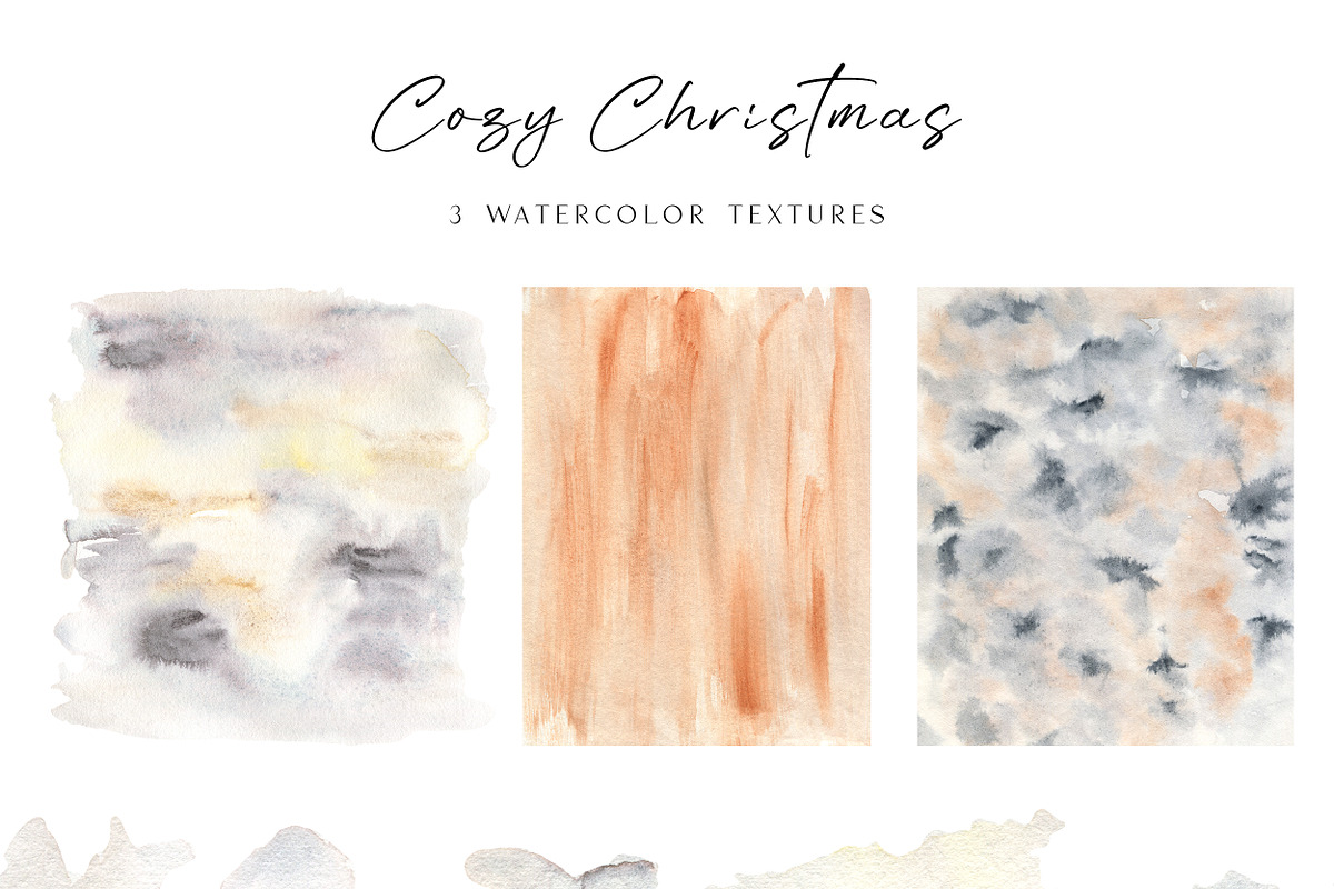 Cozy Christmas Watercolor Collection, a Decorative Illustration by Olya Haifisch (Photo 9 of 12)