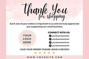 Business Thank You Card Canva 3