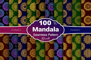 Mandala Seamless Pattern, a Pattern Graphic by Forhadx5