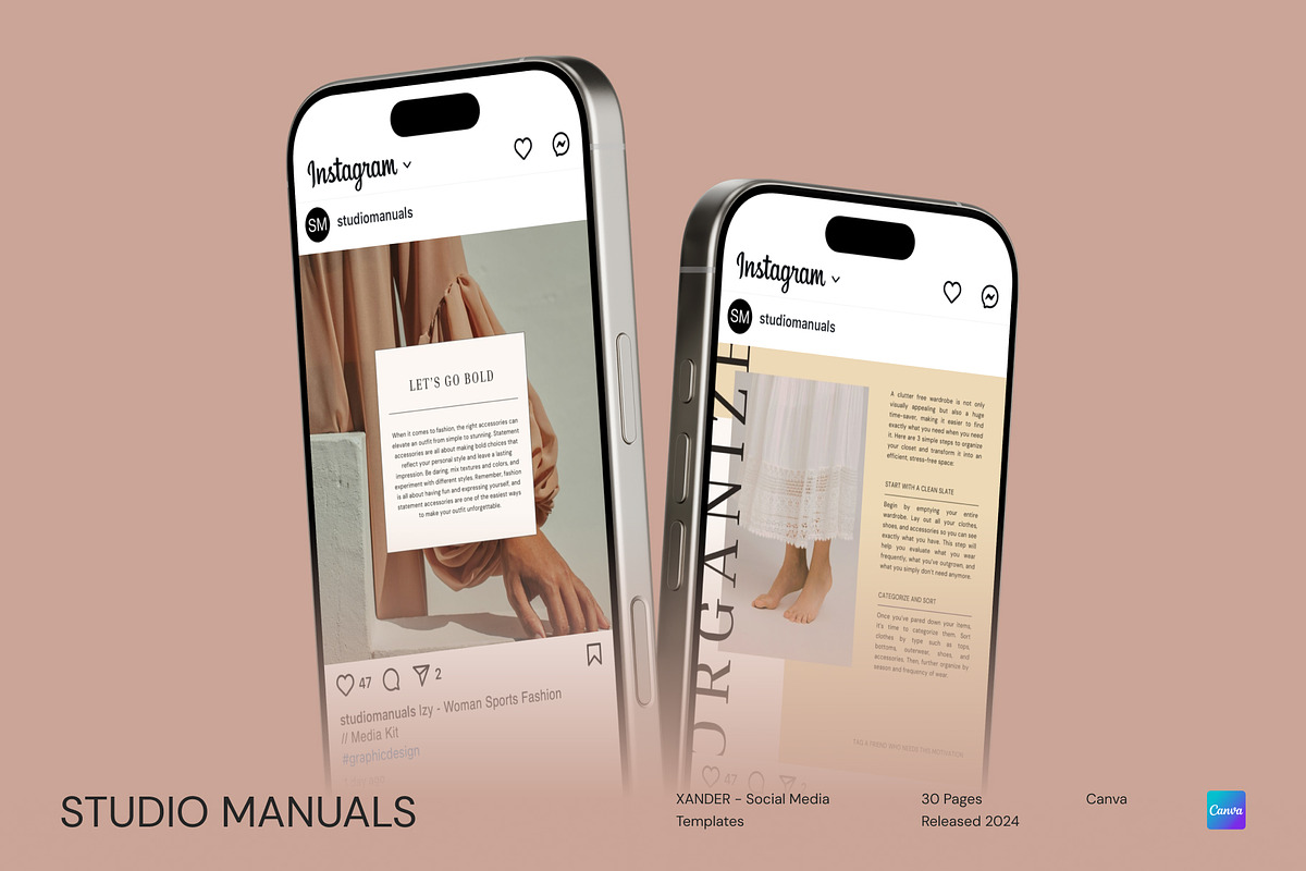 XANDER – Social Media Fashion Tips, a Social Media Template by Studio Manuals (Photo 3 of 8)