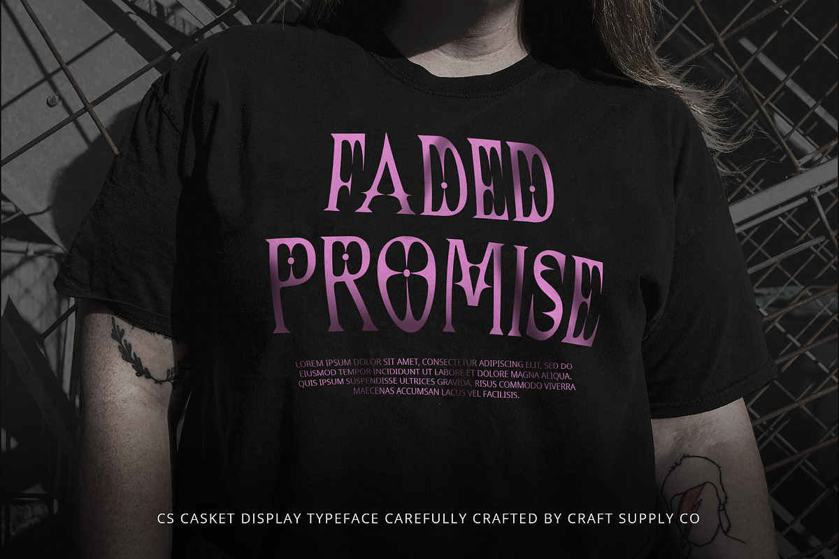 CS Casket – Gothic Font, a Serif Font by Craft Supply Co. (Photo 5 of 8)