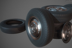 High Poly - Tires And Textures