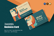 Beautylo Business Card, a Business Card Template by Esensifiksi.studio (Thumbnail 1 of 2)