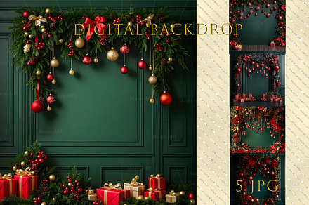 Christmas Digital Backdrop