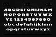 Zero Tranz - Bold Modern Expanded, a Sans Serif Font by Typia Nesia (Thumbnail 2 of 12)