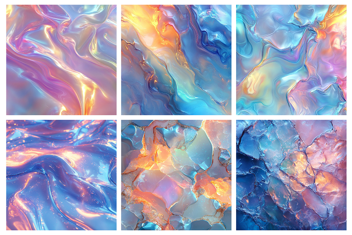 Opal textures, a Texture Illustration by RobertsArt (Photo 5 of 7)