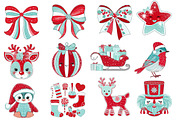 Cute Christmas Sublimation Clipart, an Illustration by Dream Creation (Thumbnail 2 of 7)