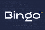 Bingo Logo Font, a Sans Serif Font by Hamz Studio (Thumbnail 1 of 12)