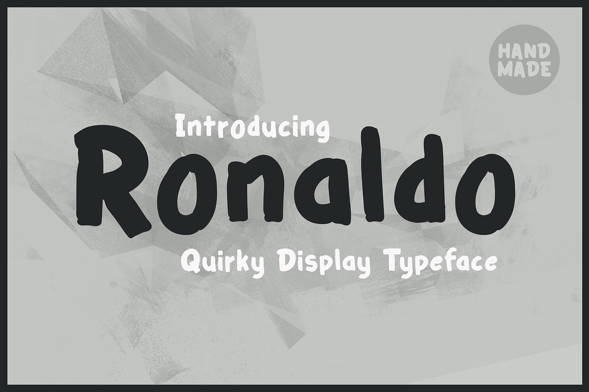 Ronaldo - Quirky & Playful Typeface, a Sans Serif Font by HipFonts (Photo 8 of 8)