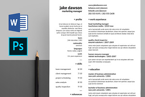 Resume/CV With Cover Letter