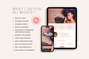 Beauty Salon Squarespace Site, a Squarespace Template by vectorocean (Thumbnail 7 of 11)