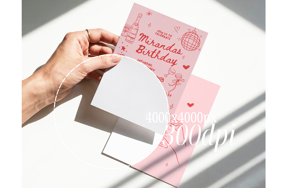 Two A5 Postcard Mockup With Hands, a Mockup by First Impression Mockups (Photo 4 of 4)
