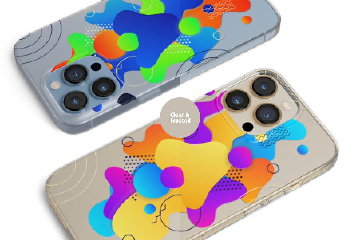 iPhone 13 pro clear/frosted case, an iPhone Mockup by Colatudo Store (Photo 9 of 9)