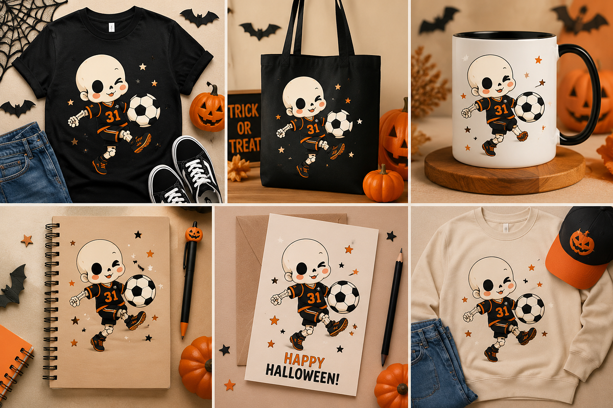 Cute Sport Halloween Clipart Bundle, an Object Graphic by Daisy Design (Photo 3 of 9)