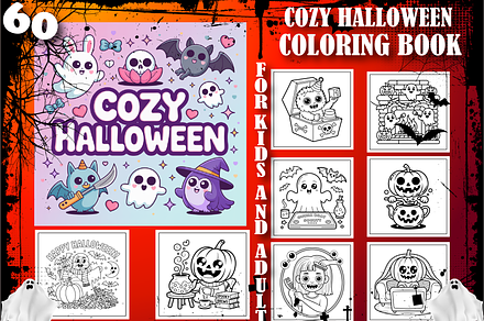 Cozy Halloween Coloring Book for Kid